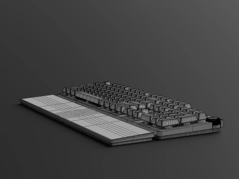 RAZER HUNTSMAN V3 PRO - VERSION US 3D Model