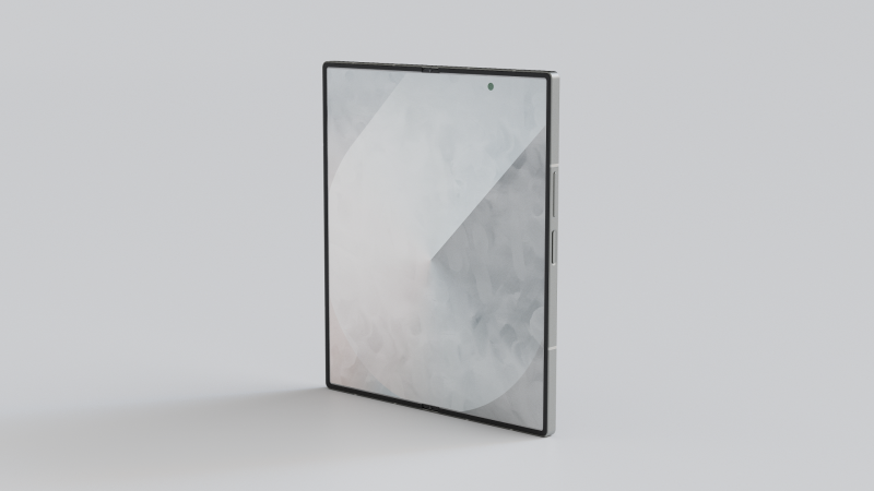 SAMSUNG GALAXY Z FOLD 6 3D 模型 .c4d .max .obj .3ds .fbx .stl .blend 