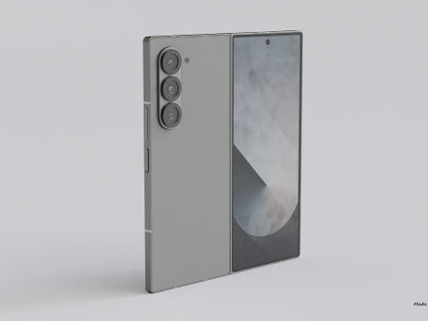 SAMSUNG GALAXY Z FOLD 6 3D 模型