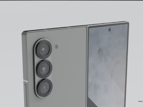 SAMSUNG GALAXY Z FOLD 6 3D 模型
