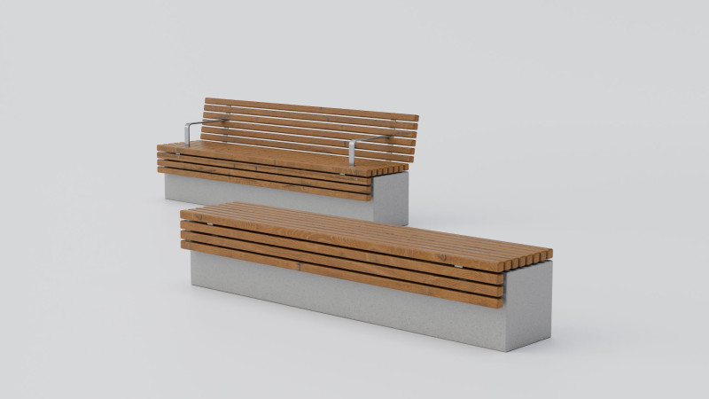 TORD WALL BENCH SEAT 3D Model .c4d .max .obj .3ds .fbx .stl .blend