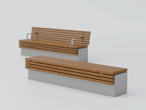 TORD 벽 벤치 좌석 3D 모델