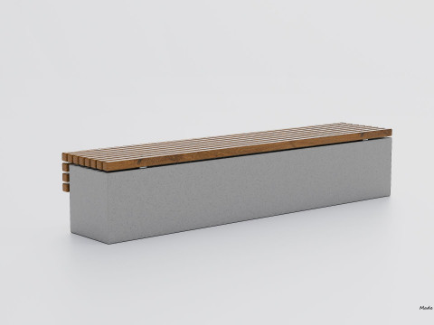 TORD WALL BENCH SEAT 3D Model