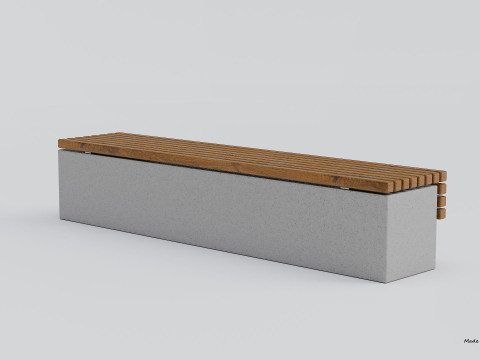 TORD WALL BENCH SEAT 3D Model