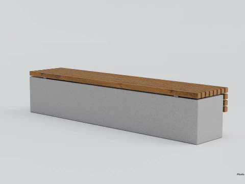 TORD WALL BENCH SEAT 3D Model
