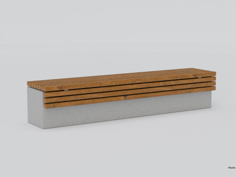 TORD WALL BENCH SEAT 3D Model