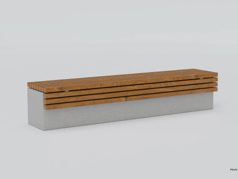 TORD WALL BENCH SEAT 3D Model