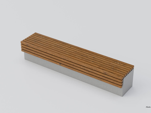 TORD WALL BENCH SEAT 3D Model