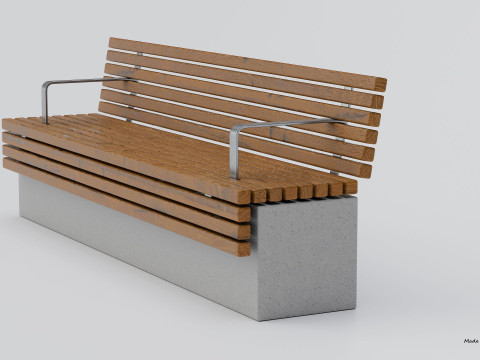 TORD WALL BENCH SEAT 3D Model