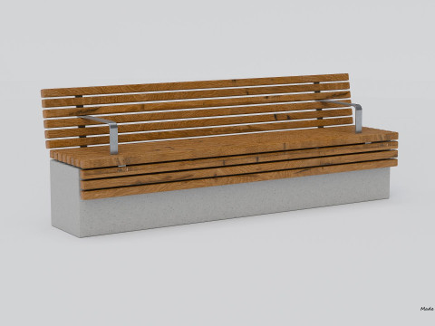 TORD WALL BENCH SEAT 3D Model