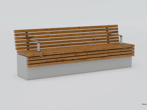 TORD WALL BENCH SEAT 3D Model