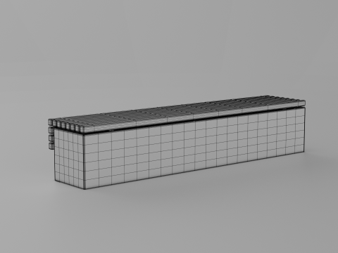 TORD WALL BENCH SEAT 3D Model