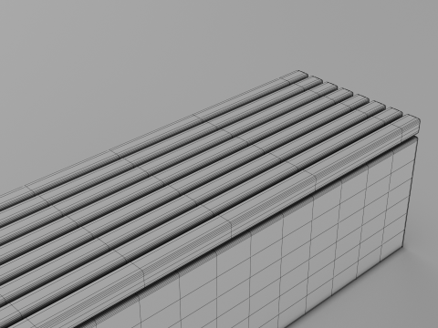 TORD WALL BENCH SEAT 3D Model