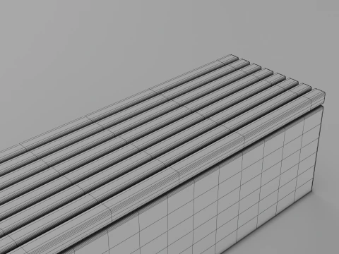 TORD WALL BENCH SEAT 3D Model