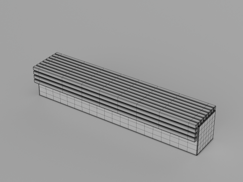 TORD WALL BENCH SEAT 3D Model