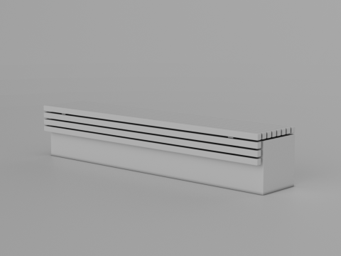 TORD WALL BENCH SEAT 3D Model