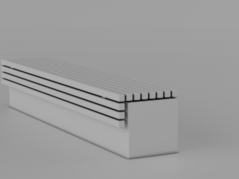 TORD WALL BENCH SEAT 3D Model