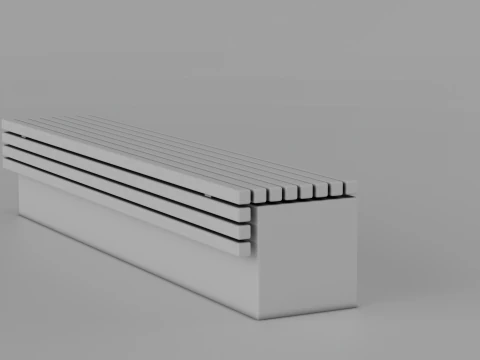 TORD WALL BENCH SEAT 3D Model