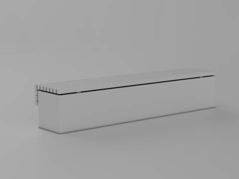 TORD WALL BENCH SEAT 3D Model
