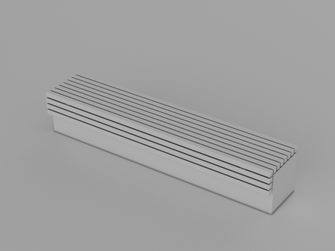 TORD WALL BENCH SEAT 3D Model