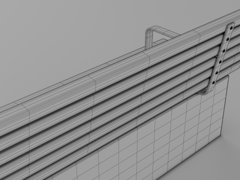 TORD WALL BENCH SEAT 3D Model