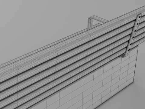 TORD WALL BENCH SEAT 3D Model