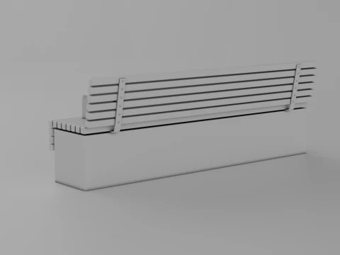 TORD WALL BENCH SEAT 3D Model