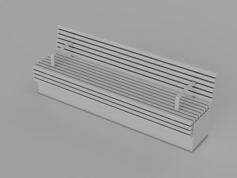 TORD WALL BENCH SEAT 3D Model