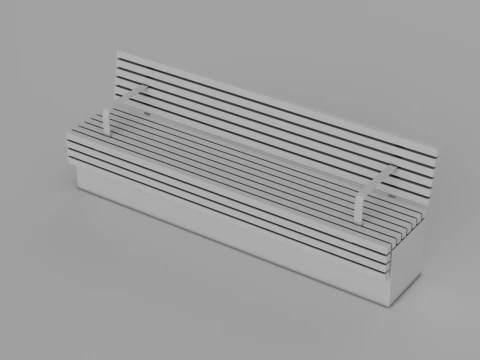 TORD WALL BENCH SEAT 3D Model
