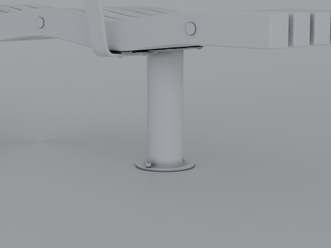SERPENTINE FIVE SLAT BENCH AND SEAT Model 3D