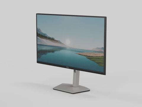 DELL S2722QC Modelo 3D