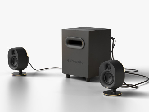 STEELSERIES ARENA 7 ILLUMINATED TWO POINT ONE SPEAKERS 3D 모델