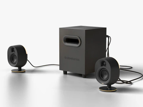 STEELSERIES ARENA 7 С ПОДСВЕТКОЙ ДВЕ ТОЧКИ ОДИН ДИНАМИКИ 3D Модель