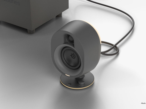 STEELSERIES ARENA 7 ILLUMINATED TWO POINT ONE SPEAKERS Modelo 3D