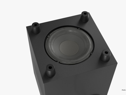 STEELSERIES ARENA 7 ILLUMINATED TWO POINT ONE SPEAKERS Modelo 3D
