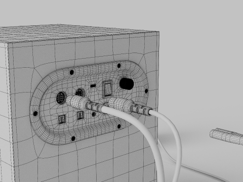 STEELSERIES ARENA 7 ILLUMINATED TWO POINT ONE SPEAKERS Modelo 3D