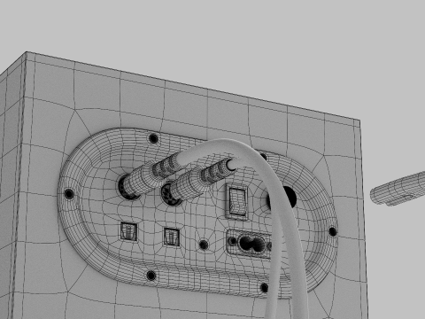 STEELSERIES ARENA 7 ILLUMINATED TWO POINT ONE SPEAKERS Modelo 3D
