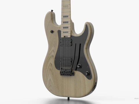 SCHECTER JUSTIN BECK ANI TRADITIONAL 3D Model