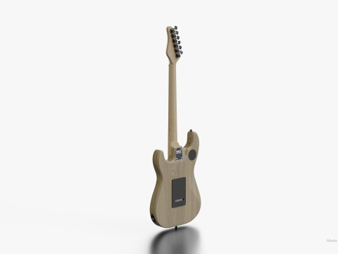 SCHECTER JUSTIN BECK ANI TRADITIONAL 3D Модель