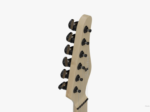SCHECTER JUSTIN BECK ANI TRADITIONAL 3D Модель