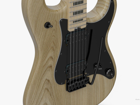 SCHECTER JUSTIN BECK ANI TRADITIONAL 3D Модель