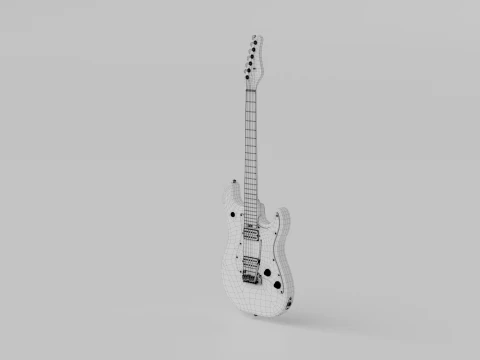 SCHECTER JUSTIN BECK ANI TRADITIONAL 3D Model