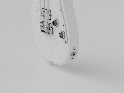 SCHECTER JUSTIN BECK ANI TRADITIONAL 3D Модель