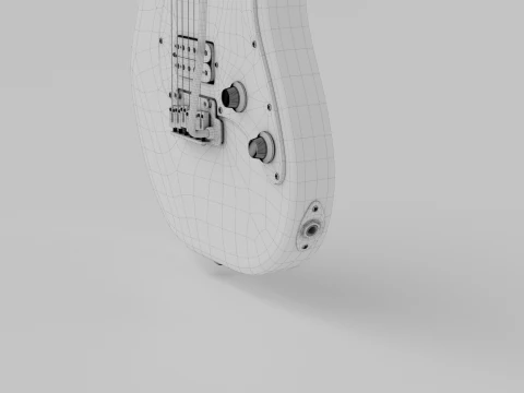 SCHECTER JUSTIN BECK ANI TRADITIONAL 3D Model