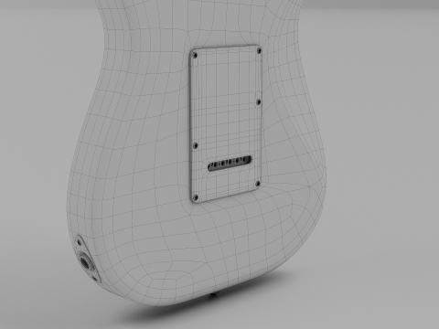 SCHECTER JUSTIN BECK ANI TRADITIONAL 3D Модель