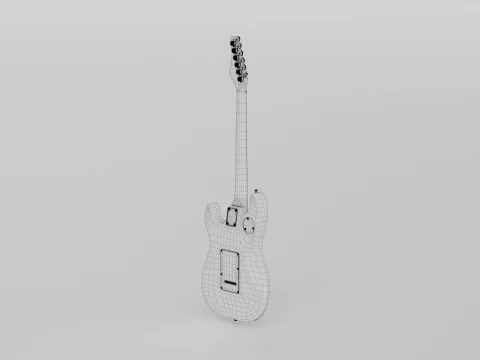 SCHECTER JUSTIN BECK ANI TRADITIONAL 3D Model