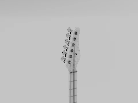 SCHECTER JUSTIN BECK ANI TRADITIONAL 3D Model