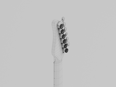 SCHECTER JUSTIN BECK ANI TRADITIONAL 3D Модель