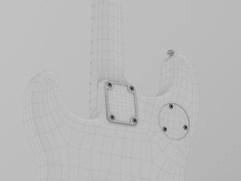 SCHECTER JUSTIN BECK ANI TRADITIONAL 3D Model
