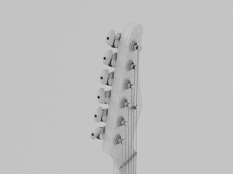 SCHECTER JUSTIN BECK ANI TRADITIONAL 3D Модель